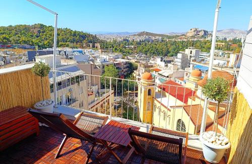 Pangrati Apartment | Rooftop studio with Acropolis view just next to Panathenaic Stadium - 280 Athens view