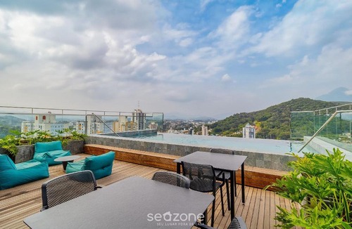 Itoupava Seca Apartment | RUP - Equipped Studios in Building with Pool