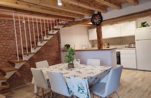 Pradena House | Rural House 'El Portal De Castroserna' with Mountain Views, Private Terrace & Wi-Fi