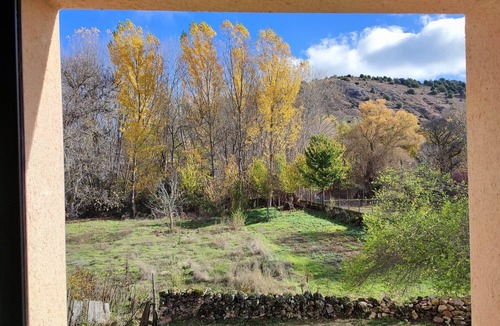 Pradena House | Rural House 'El Portal De Castroserna' with Mountain Views, Private Terrace & Wi-Fi