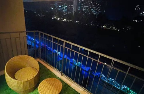 Bengaluru Apartment | Rustic 2BR in Bharatiya City