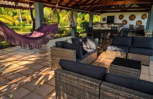 Javilla House | Rustic Beachfront Retreat in San Miguel, Guanacaste, sleeps 12