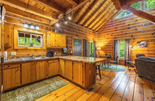Logan Cabin | Rustic Cabin Getaway with Hot Tub, Trails & Fire Pit