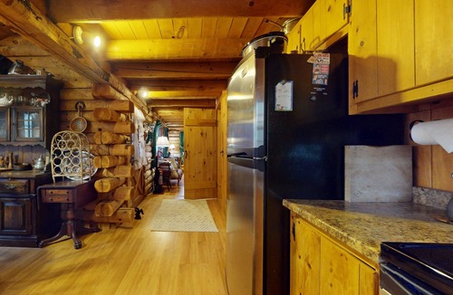 Wardsboro Cabin | Rustic cabin in serene location with fireplace and pool access