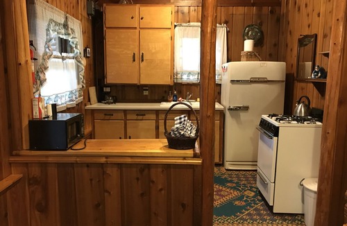 Iron River Cabin | Rustic cabin, two acres of privacy, on quiet McCarry Lake