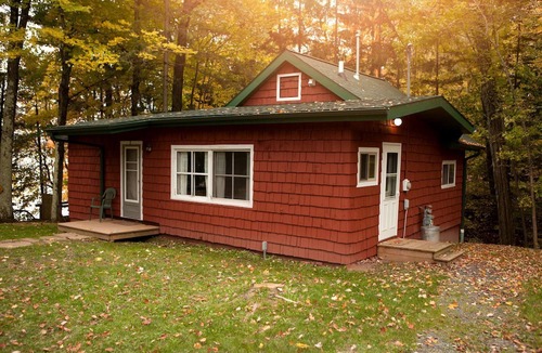 Ashland House | Rustic Camping Cabin with a Lake View near Bayfield, Wisconsin