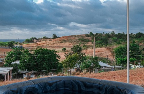 Las Palmas House | Rustic Casona w. Seaview, Jacuzzi, Fire Pit & AC between Cabo Rojo & Lajas