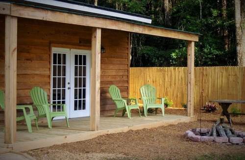 Townsend House | Rustic Creekside Cabin Rental with a Private Dock near the Georgia Coast