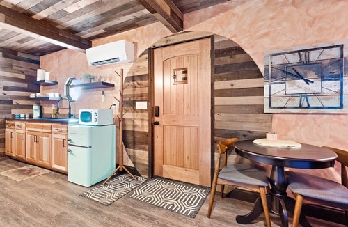 Creola Cabin | Rustic Hobbit Inspired Hocking Hills State Park 3 mi away Hot Tub Pet Friendly