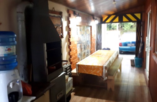 Iperoba House | rustic house, wood and masonry