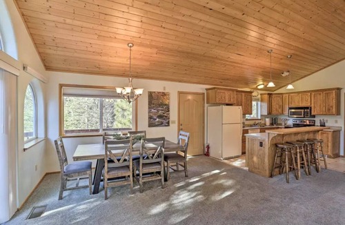 McCloud Cabin | Rustic lodge sits on 60 private acres in the shadow of Mt. Shasta!