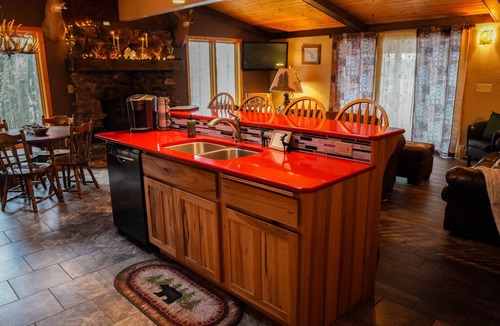 Lake Tomahawk House | Rustic Main House on Horsehead Lake with Snowmobile Access