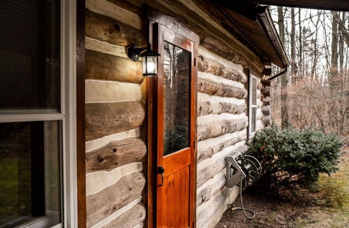 Millmont Cabin | Rustic Mountain Getaway w/Pool + Hot Tub Near Penn's Creek