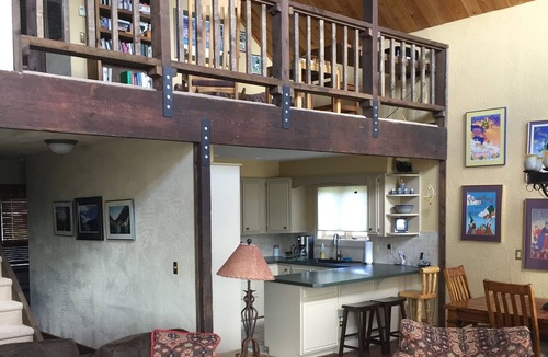 Crested Butte House | Rustic mountain home with stunning mountain views from the large deck!