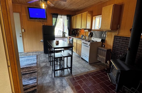 Susitna North Cabin | Rustic Red Retreat
