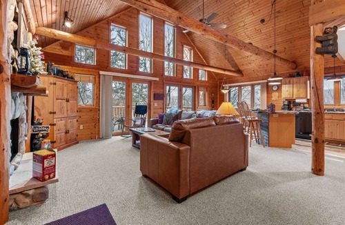 Merrimac House | Rustic Ridge Cabin 102 - Private Woodland Retreat near Devil's Lake State Park