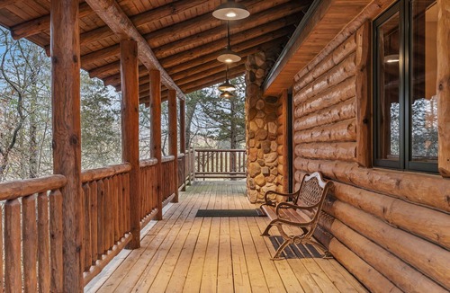 Merrimac Cabin | Rustic Ridge Cabin 103 - Private Woodland Retreat near Devil's Lake State Park