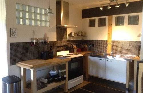 Weaverville Apartment | Rustic surroundings with modern comforts