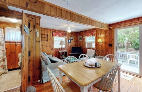 York Beach Cottage | Rustic & well-equipped cottage near the ocean w/gas grill, deck w/chairs, & lawn