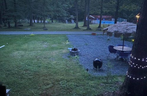 White Mills RV Rental | RV-accessible cozy private campground with pool access near Lake Wallenpaupack
