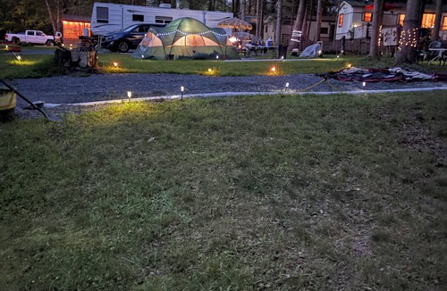 White Mills RV Rental | RV-accessible cozy private campground with pool access near Lake Wallenpaupack