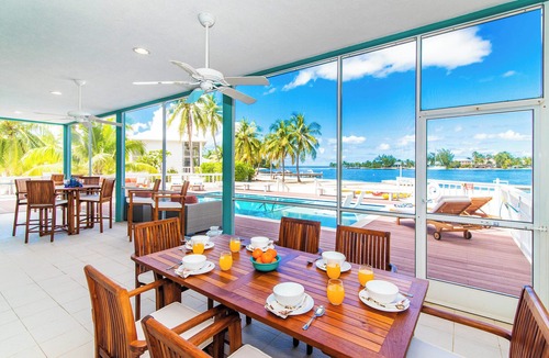 Rum Point Villa | S'Kai Fall: Beach House on Bio Bay w/Private Pool + Dock, Walk to Rum Point Club & Kaibo