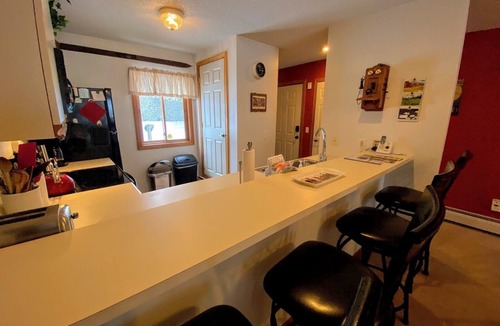 Carroll Condo | S4 Ski Slope Views! Bretton Woods condo with easy access to Mt Washington, Skiing, Dog Friendly!