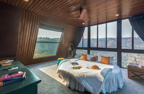 Mahabaleshwar Villa | SaffronStays A Vantage, Panchgani - A Pyramid Shaped Unique Luxury Villa With Infinity Valley Views