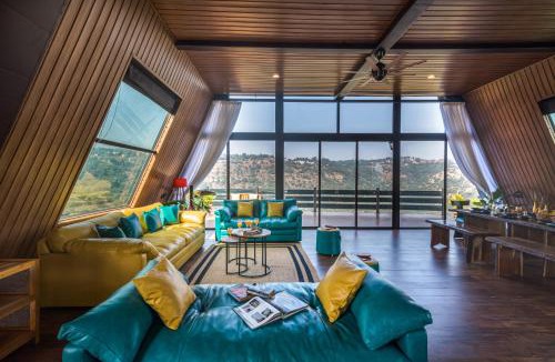 Mahabaleshwar Villa | SaffronStays A Vantage, Panchgani - A Pyramid Shaped Unique Luxury Villa With Infinity Valley Views