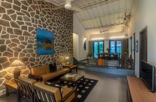 Arsiwalla Villa Villa | SaffronStays Artica - Rustic twin cottages with verandahs & gardens offering a rural Lonavala experience