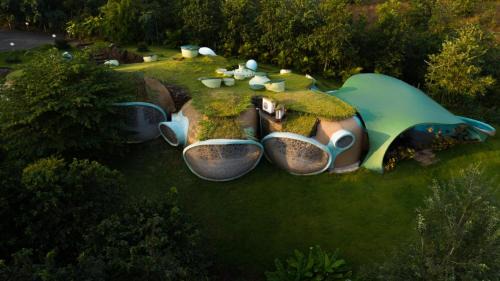 Murbad Villa | SaffronStays AsanjA Dragonfly - 3 BR India first earth sheltered home