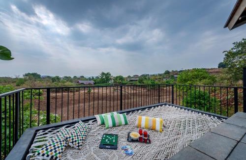 Nashik Villa | SaffronStays Black Rock - 3BR pet-friendly eco-luxe villa with pool, game room & sunrise deck in Nashik
