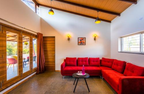 Anjaneri Villa | SaffronStays Blue Jasmine - twin 2BR pet-friendly villas with plunge pool, gardens & birdwatching near Sula Vineyard