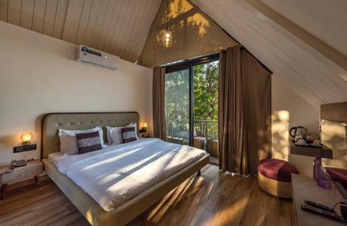 Atvan Villa | SaffronStays Hillside Harriers - 4 A-frame cottages near Tiger Point Lonavala with balconies and bathtubs