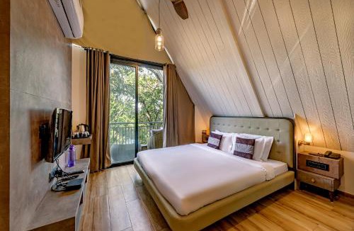 Atvan Villa | SaffronStays Hillside Harriers - 4 A-frame cottages near Tiger Point Lonavala with balconies and bathtubs