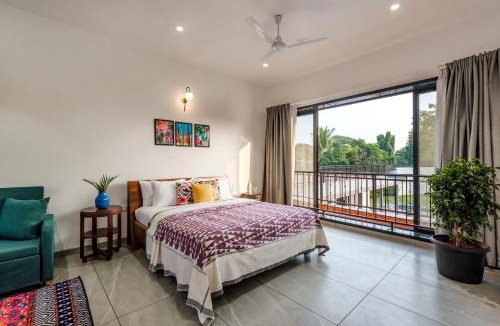 Alibaug Villa | SaffronStays Mayfair Gardens - 4BR pet-friendly pool villa with patio, den, board games & modern interiors near jetty