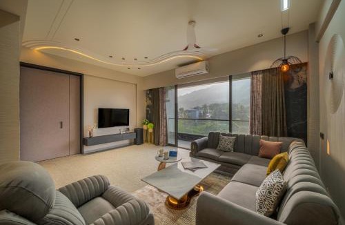 Kadadhe Villa | SaffronStays Prisma Riverfront - 8BR pool villa with game zone, garden & lake views ideal for large families near Pawna Dam