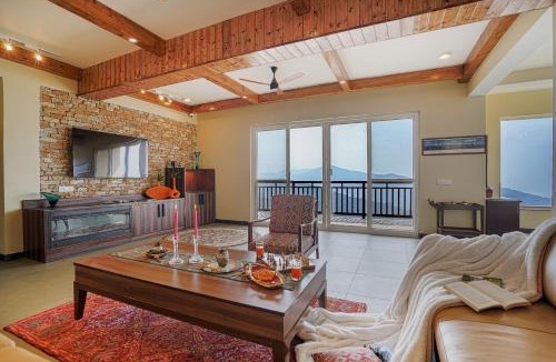 Kaul Villa | SaffronStays Ridgeview Manor, Mukteshwar - 3BHK Villa with Himalayan Views & Verandahs