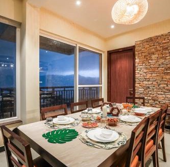 Kaul Villa | SaffronStays Ridgeview Manor, Mukteshwar - 3BHK Villa with Himalayan Views & Verandahs
