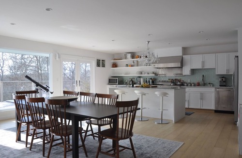 Noyack House | Sag Harbor - Beautiful 5BR, 3.5BR home with heated pool, wooded private backyard