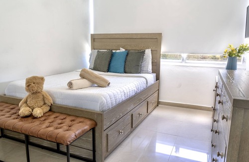 Rincon House | Samayian is a Modern Haus Outdoor Terrace with a Pool, Cayey.