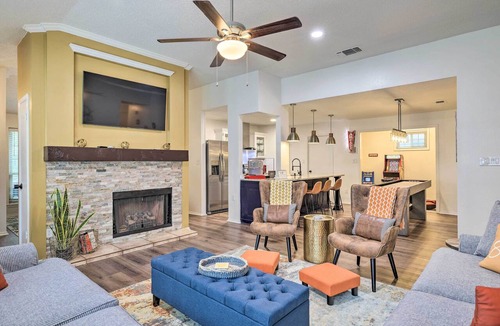 North San Antonio - SAT Cottage | San Antonio Family Home w/Game Room & Fire Pit!