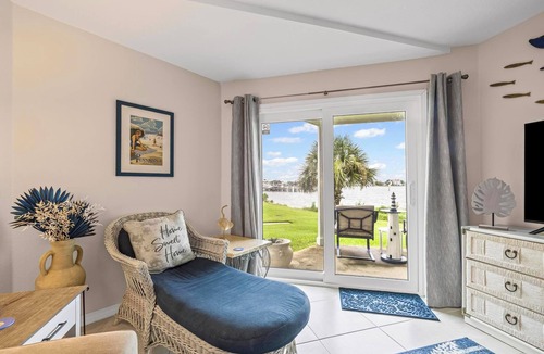 Villa Sabine Condo | Sand Dollar E111 – Bayfront Bliss in the Heart of Pensacola Beach