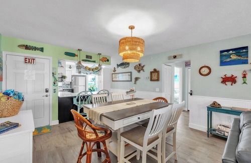 Holmes Beach Condo | Sandy Cheeks & Barefeet, Gorgeous interior Gulf beach Place, pool, on beach side