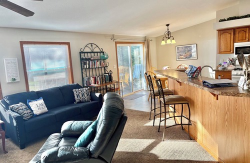 Nadeau House | Sandy Toes Retreat, pet friendly & just 25 steps to a sandy beach Lake Michigan.