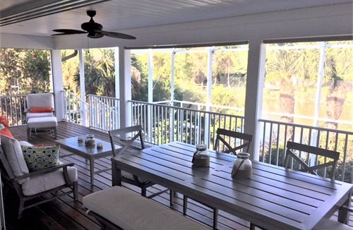 Beachview Country Club Estates House | Sanibel tranquility - 4 bedroom, 3 bathroom, heated pool, minutes walk to beach