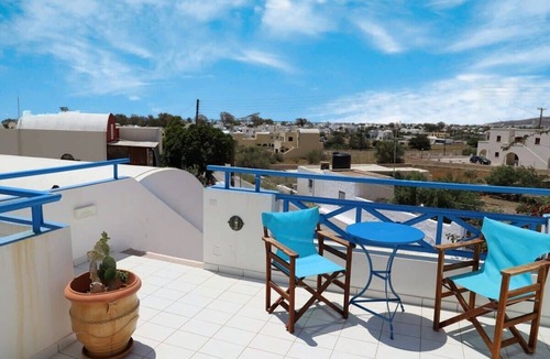 Perissa Condo | Santorini Seaside Retreat, Summer Twin Escape