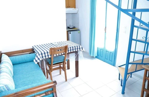 Perissa Condo | Santorini Seaside Retreat, Summer Twin Escape