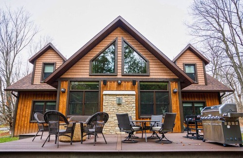 Egg Harbor Cabin | Sauna, Downtown Egg Harbor - Larsen Lodge