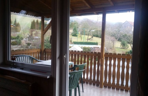 Sebnitz House | Saxon Switzerland vacation apartment with balcony, wood-burning stove, garden, pool & sauna